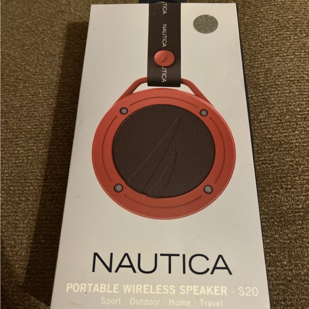 Nautica Red Portable Wireless Speaker